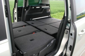 Der Innenraum des Seat Alhambra - umgelegte Sitze