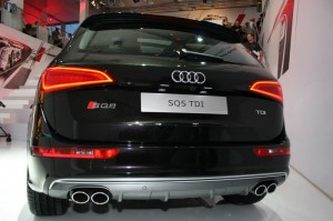 Die Heckpartie des Audi SQ5