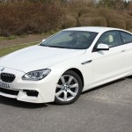 Der neue BMW 6er Coupe 640d in der Front- Seitenansicht