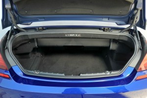 Der Kofferraum des BMW M6 Cabriolet