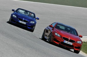 BMW M6 Coupe und Cabriolet auf der Rennstrecke