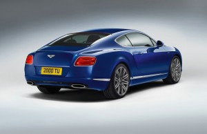 Die Heckpartie des Bentley Continental GT Speed