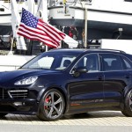 Der Porsche Cayenne in schwarz mit Aerodynamik-Paket Kit GT AERO 2