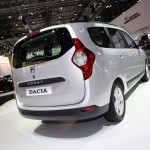 Die Heckansicht des neuen Dacia Lodgy