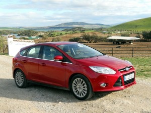 Ford Focus LPG in Rot