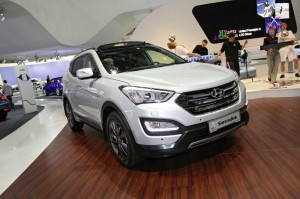 Hyundai Santa Fe in der neusten generation auf der AMI 2012