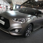 Hyundai Veloster Turbo in Silber-Lackierung