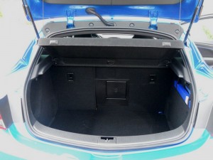 Der Kofferraum des Opel Astra OPC