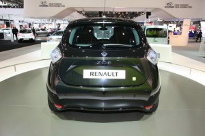 Heckansicht des neuen Renault Zoe