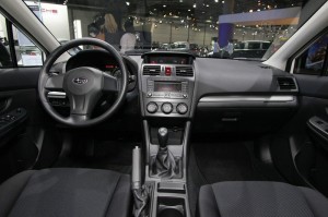 Dr Innenraum des neuen Subaru Impreza