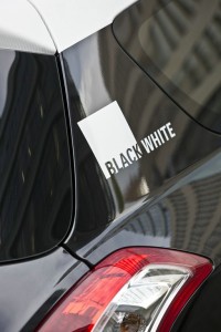 Suzuki Swift Black White Aufkleber "Black White"