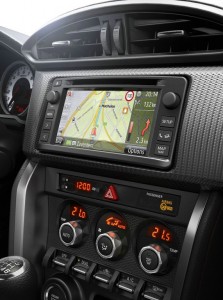 Das Navigationssystem Toyota Touch & Go im Toyota GT86