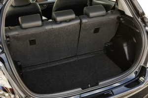 Der Kofferraum des Toyota Yaris Hybrid