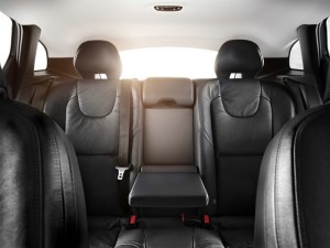 Die hinteren Sitze des Volvo V40