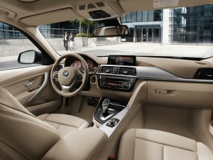 Das armaturenbrett der neuen BMW 3er Touring