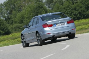 Neuer BMW Active Hybrid 3 in der Heckansicht