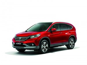 Honda CR-V in der Front- Seitenansicht