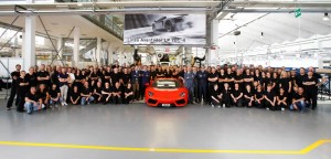 Die Lambo-Mannschaft für den Aventador