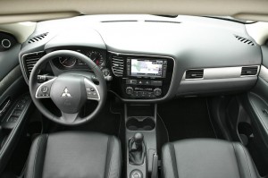 Der Innenraum des neuen Mitsubishi Outlander