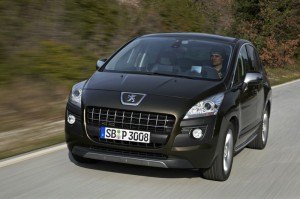 Peugeot 3008 in schwarz