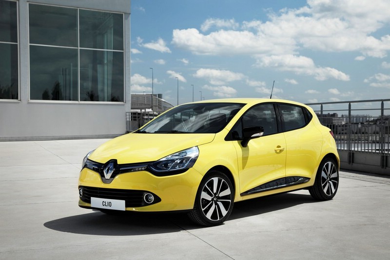 Der neue Renault Clio in der Front- Seitenansicht