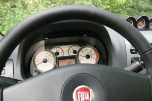 Der Tachometer Fiat Strada Adventure