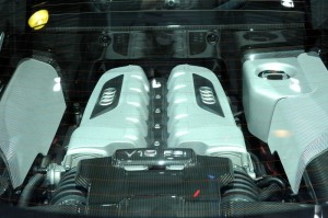 Der Motor des Audi R8 V10