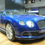 Der Kühlergrill des Bentley Continental GT Speed - Moscow Motor Show 2012