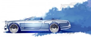 Bentley Mulsanne als Cabriolet (geöffnet)