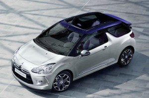 Citroen DS3 in Weiss als Cabrio