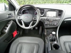 Das Cockpit des Kia Optima