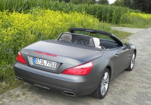 Der neue Mercedes-Benz SL 350 von hinten
