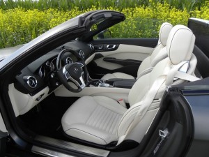 Die Ledersitze des neuen Mercedes-Benz SL 350
