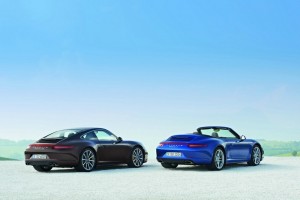 Der Porsche 911 Carrera 4 als Coupe und als Cabriolet