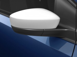 Der Außenspiegel des Seat @Mii