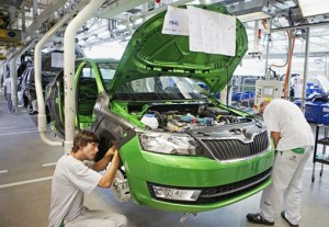 Skoda Rapid Fertigung in Mladá Boleslav