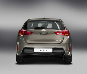 Die Heckansicht des neuen Toyota Auris
