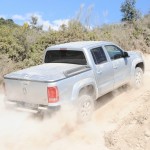 2013-er Volkswagen Amarok in der Heckansicht