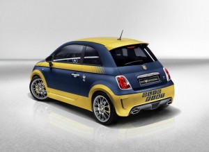Abarth 695 Fuori Serie in der Heckansicht