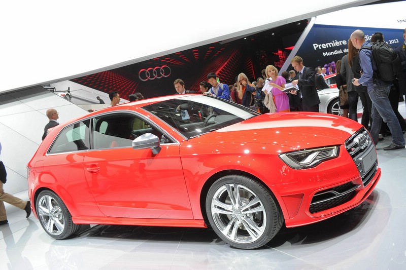 Audi A3, Intern 8V, auf der Pariser Automesse 2012