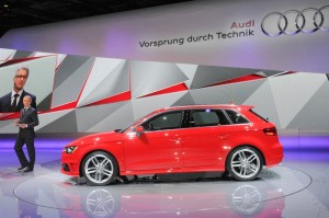 Audi A3 Sportback 8V Modellgeneration 2013 in Rot