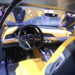 Der Innenraum des Audi-Konzeptautos Crosslane Coupe