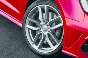 Die Felgen des 300 PS starken Audi S3