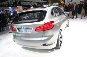 BMW Concept Active Tourer in der Heckansicht
