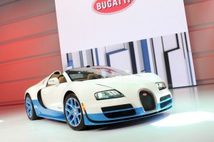 Bugatti Veyron Grand Sport Vitesse auf der Paris Motor Show 2012