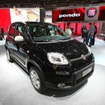 Fiat Panda 4x4 in schwarz auf der Paris Motor Show 2012