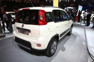 Fiat Panda Natural Power in Weiss auf der Paris Motor Show 2012