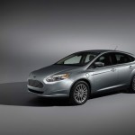 Ford Focus Electric 2013 in der Front- Seitenansicht