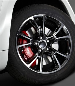 Die 20 Zoll Felgen des Jeep Grand Cherokee SRT Limited Edition