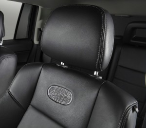 Der Ledersitz des Jeep Compass Overland